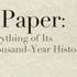 紙　二千年の歴史